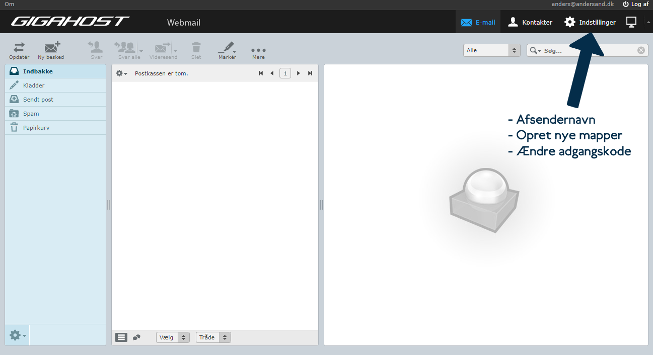 Hvad er webmail, og hvordan fungerer det? – Gigahost Support
