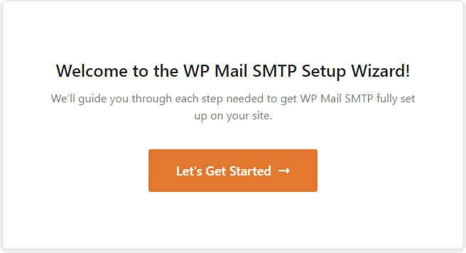 wp mail lets get started